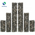 Square Hole Welded gabion box for home garden  wall gabion beach